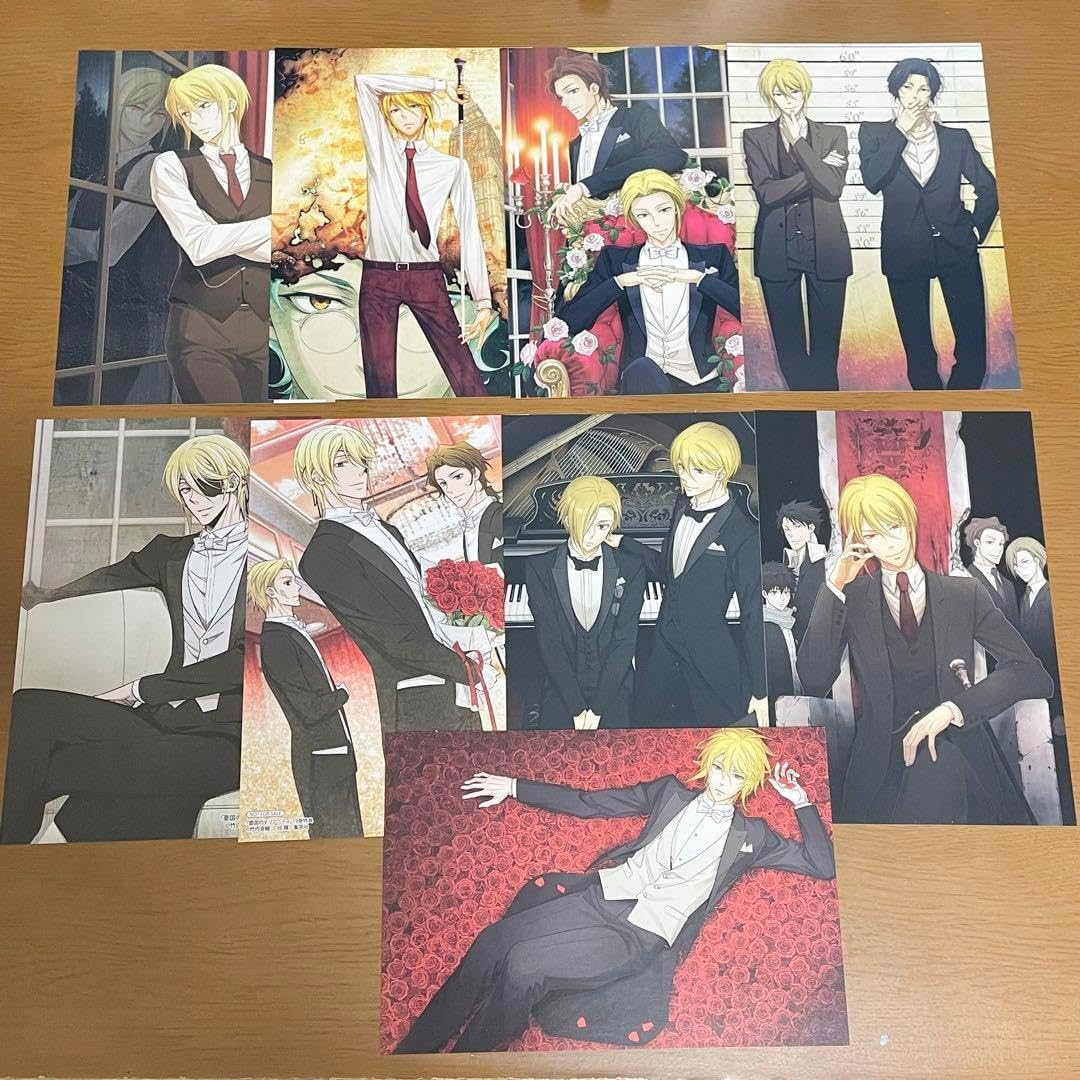 憂国のモリアーティ ポストカード 特製バインダー付き全種セット 憂国